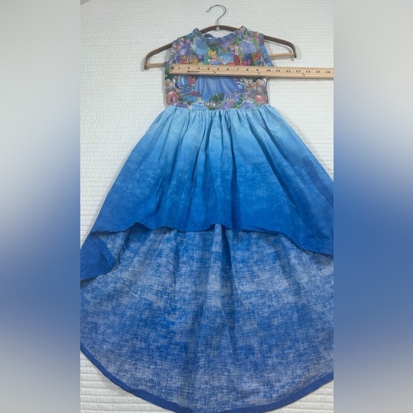 Disney Princess! Little Girls Handmade Cinderella Princess Dress. 👑 ✨ Size 8. - Picture 5 of 6